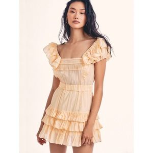 Loveshackfancy Ivoire Dress Warm Sand size M NWT